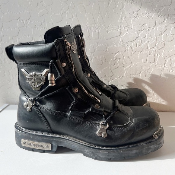 HARLEY DAVIDSON Men's Motorcycle Brake Lights Riding Boots - Picture 1 of 10